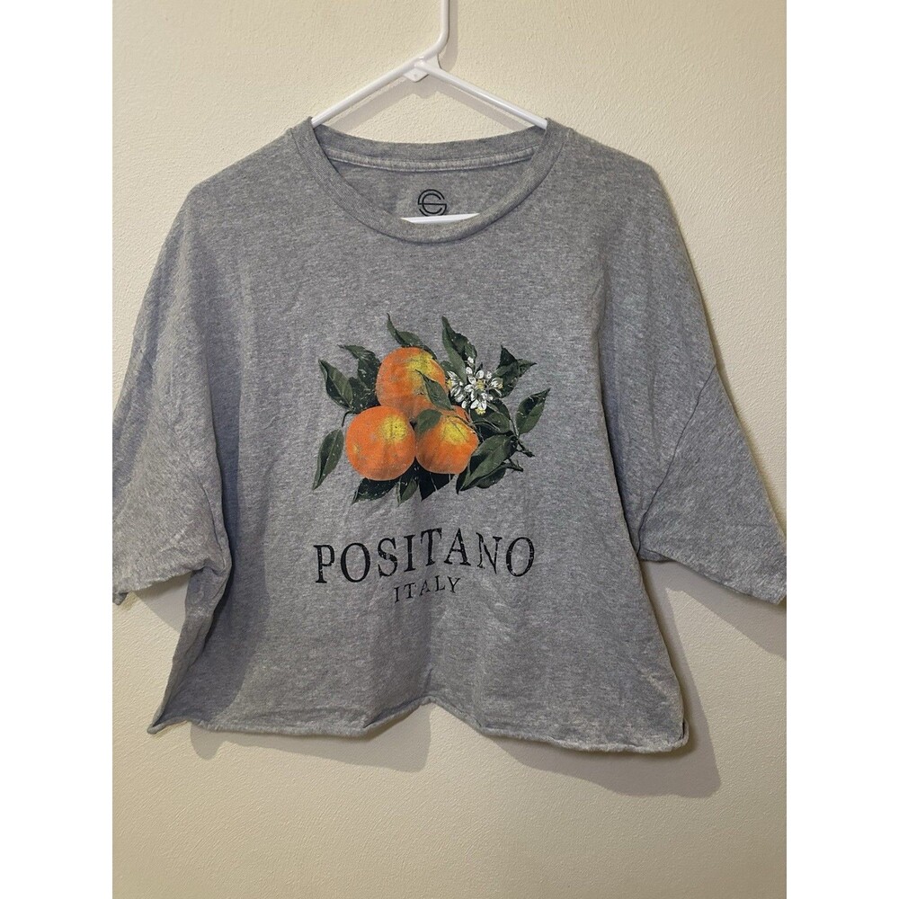 Social Culture Oversized Cropped Tee Women’s Size XL